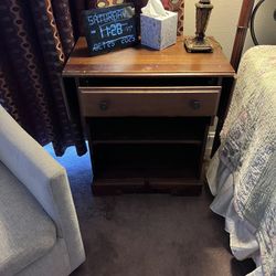 Antique Desk And Miscellaneous