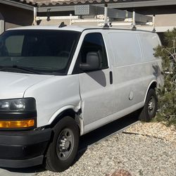 Roof rack with metal box  Chevy Express van