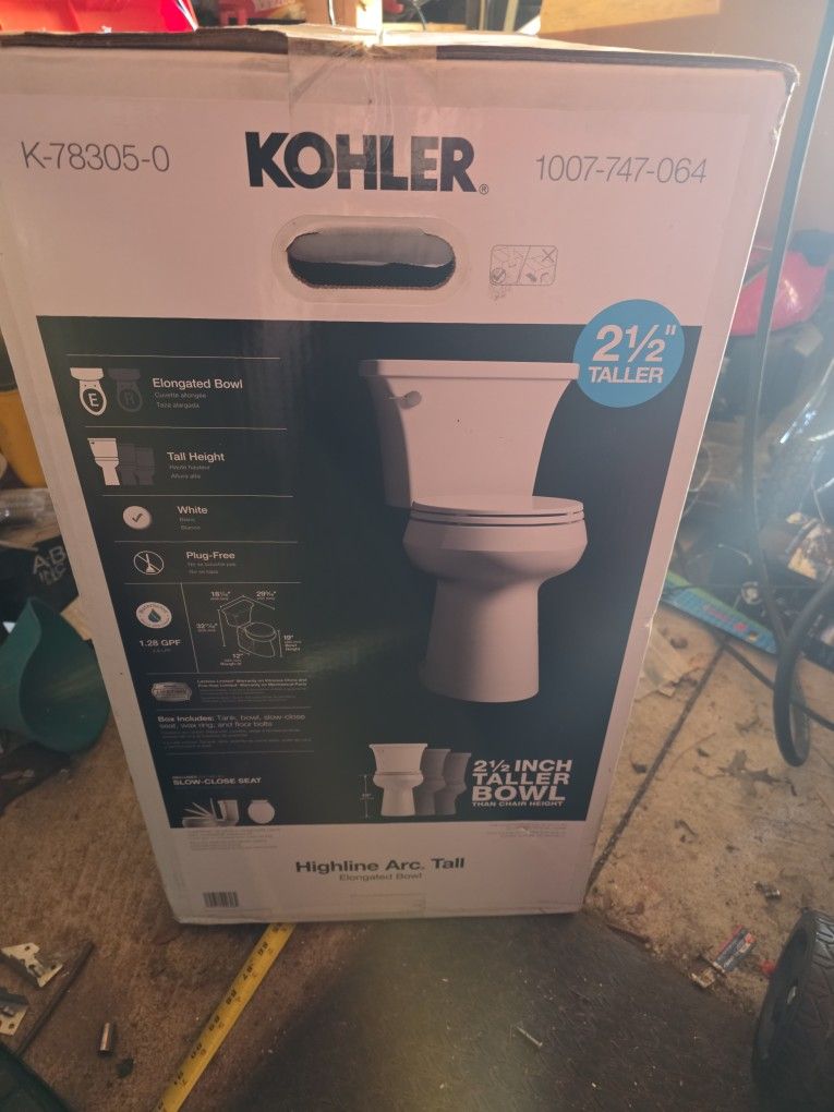 Never Opened Kohler Toilet 