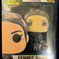 STAR WARS (THE MANDALORIAN): FENNEC SHAND Funko Pop PIN #SE, SEALED 3" Enamel Pin. Disney+