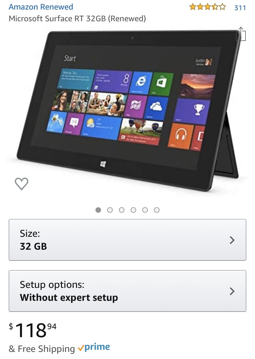 Microsoft surface RT 32gb