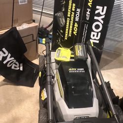 RYOBI 40V HP Brushless 20 in. Cordless Electric Battery Walk Behind Self-Propelled Mower with 6.0 Ah Battery and Charger