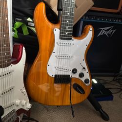 Guitar Stratocaster with Amp