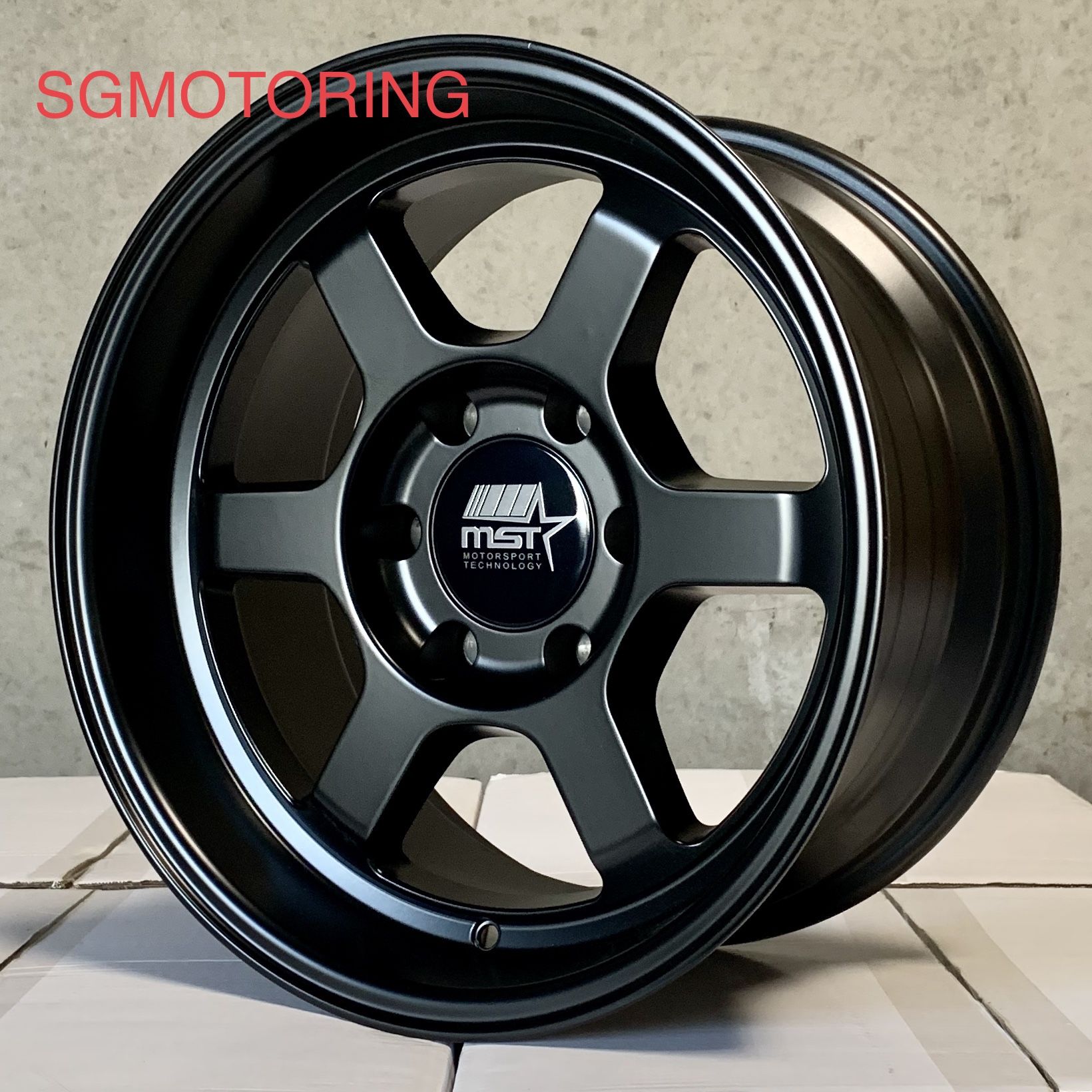 MST Time Attack Truck 17x8.5 Tacoma 6x139.7 6x5.5 wheels TE37 Replica rims