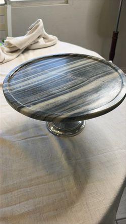 Cake holder grey marble