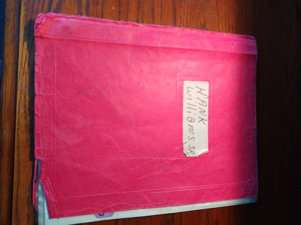 Songs Book By Hank Williams Sr Authentic