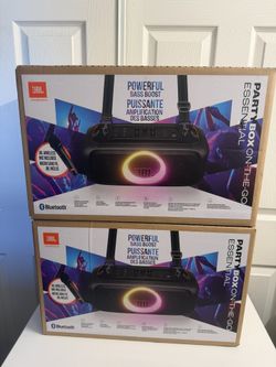 JBL PARTYBOX ON-THE-GO ESSENTIAL 🎤 ($260 EACH)