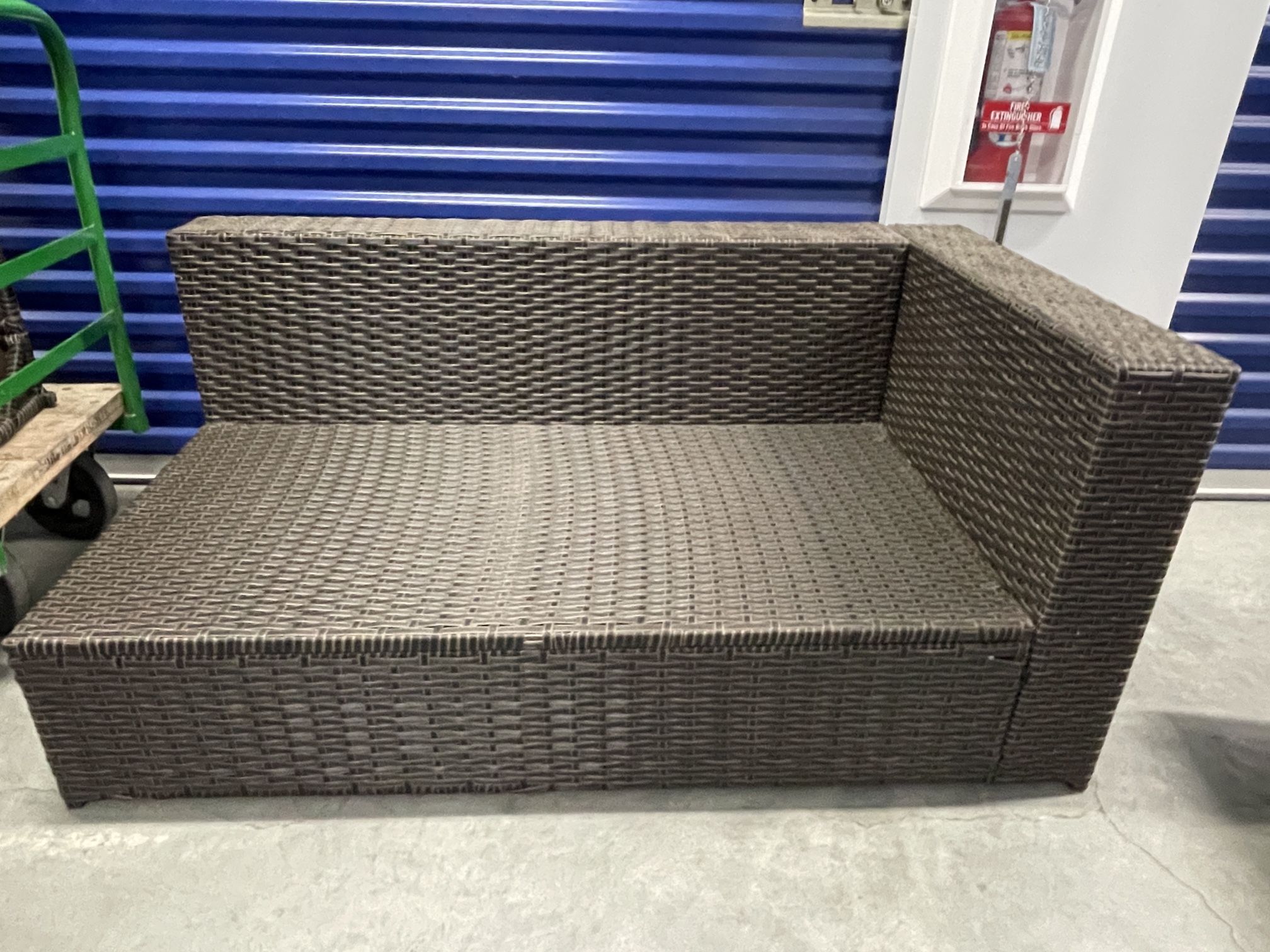 4pc Wicker Rattan Patio Sofa Set