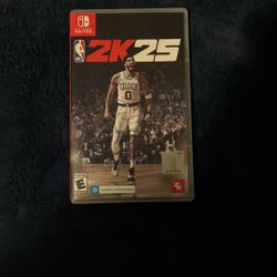 Barely Used 2k 25 For Nintendo 
