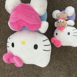 both hello kitty stuffed animals 