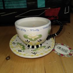 Vintage Mary Engelbreit Teacup Candles