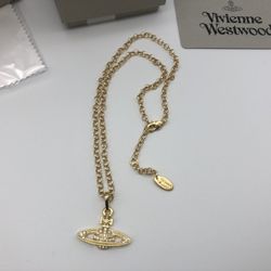Vivienne Westwood Mini bas relief pendant Gold