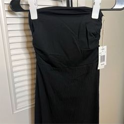 L*Space Black Manaia Dress Small NWT