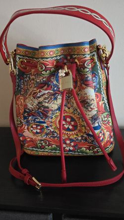 Dolce & Gabbana Multicolor Majolica Bucket Bag