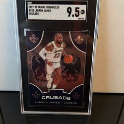 2019. Panini Chronicles. CRUSADE SGC 9.5! LeBron James. 