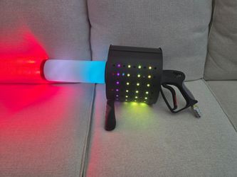 LED CO2 Gun + LED Confetti Cannon Machine CO2 Jet Stage Event For DJ Club Party