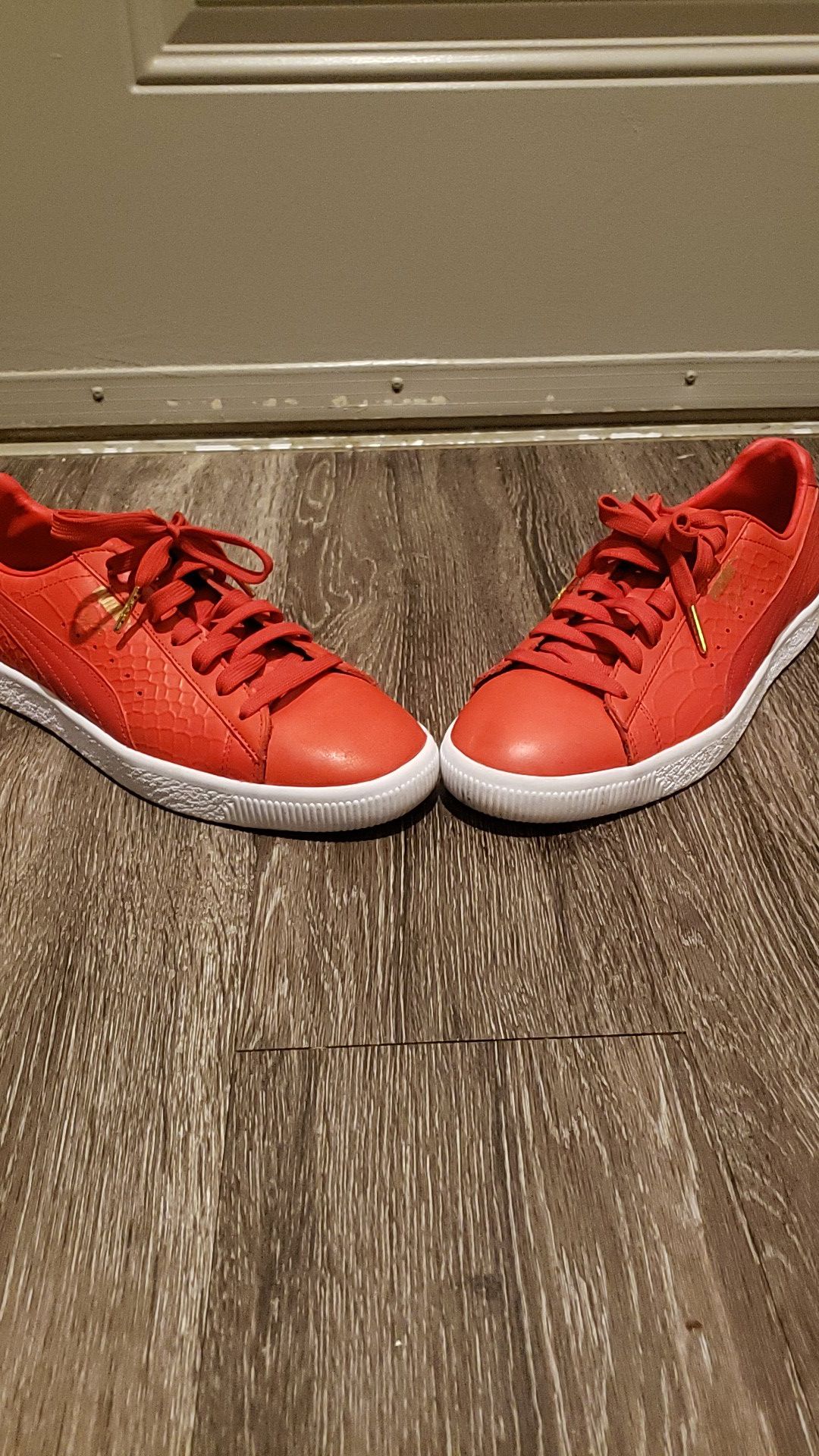 Red Special Edition Clyde Pumas Size 9 $65