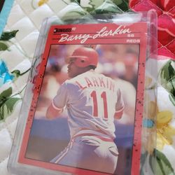 Barry Larkin 1990 Donruss Variation INo Dot Behind Inc Baseball Cards 