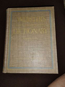 Webster's Dictionary 1964 great condition
