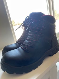 Steel boot shoes woman size 8