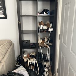 Black Wood Book Case