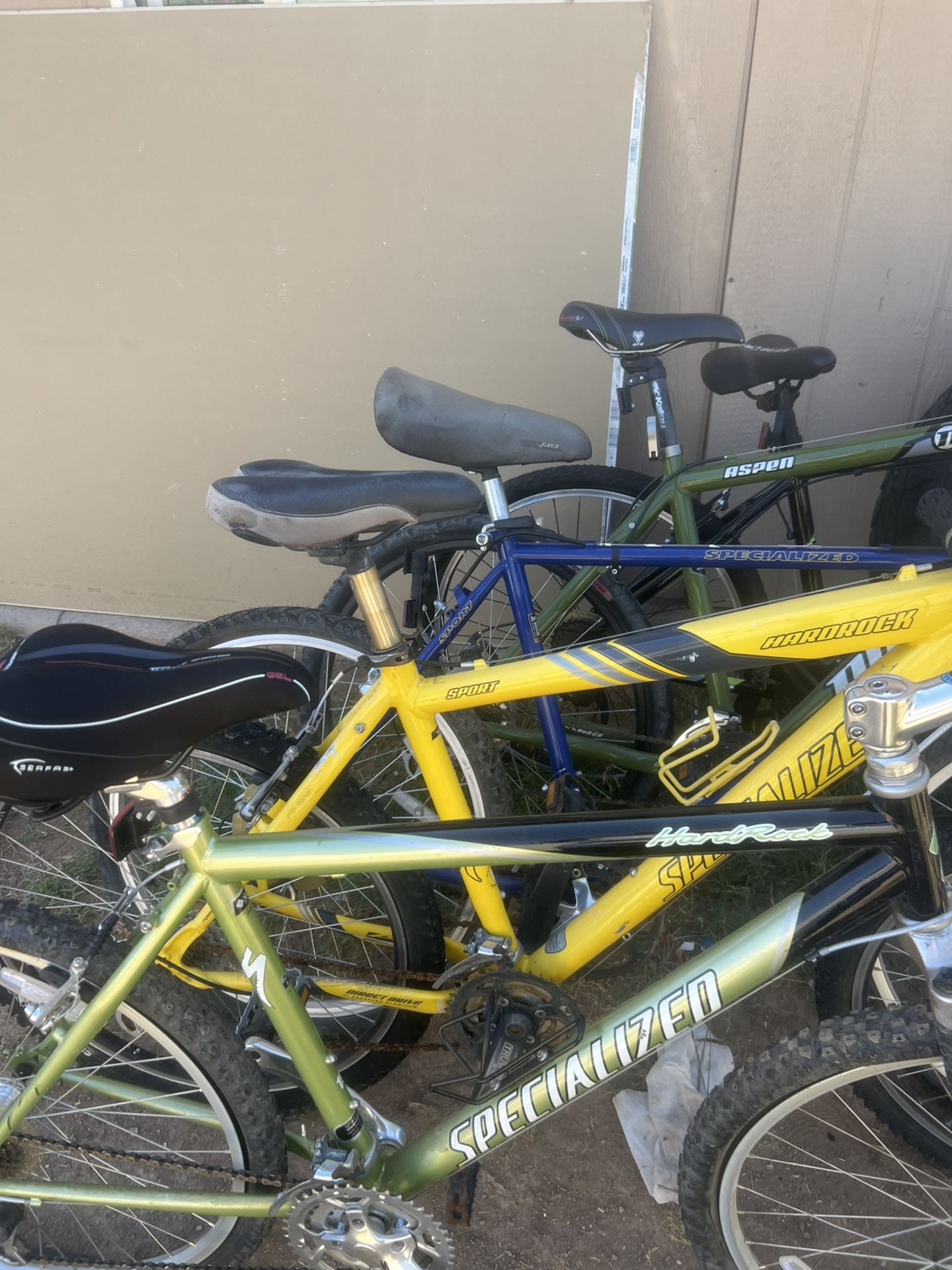 Mountain bikes