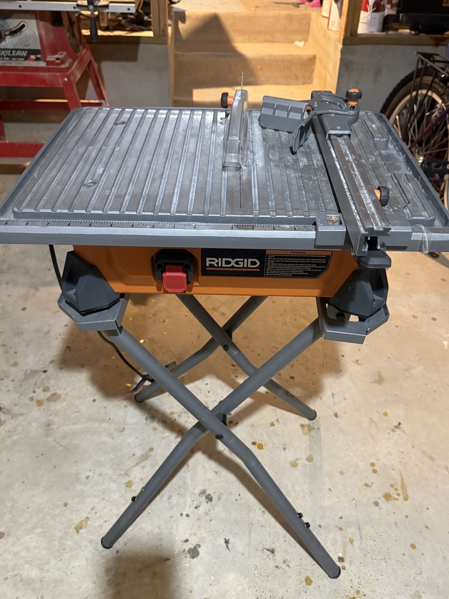 Ridgid Tile Saw And Stand