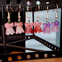 3 Sets- Flower, Hook Earrings.  New