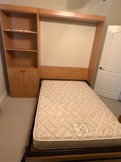 Murphy bed full size with storage