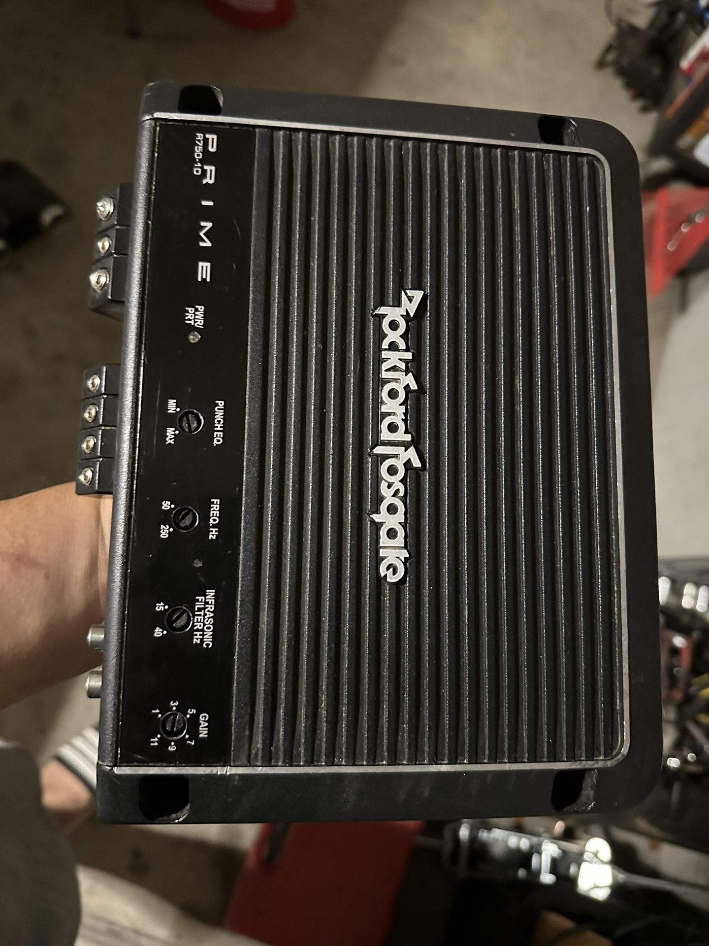 Rockford Fosgate R750.D Amplifier With 12 In P3 Sub In Box