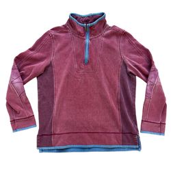 Vintage Fat Face Half Zip Sweater Size Large