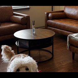 Round Lift Top Coffee Table