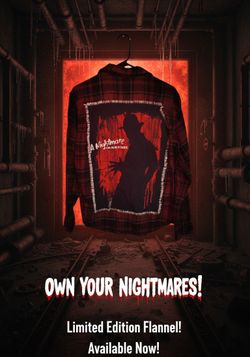 CUSTOM A NIGHTMARE ON ELM STREET FLANNEL 