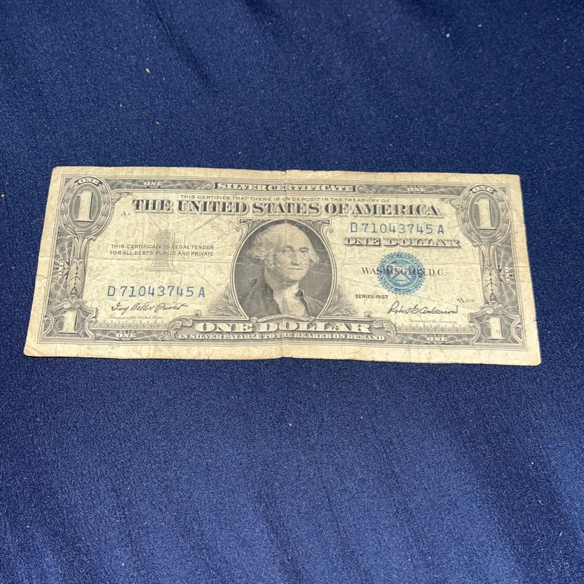 1957 Blue Stamp Dollar for Sale in Miller Place, NY OfferUp