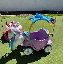 Little Tikes Princess Horse & Carriage Ride-On