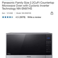 Panasonic Family Size Microwave