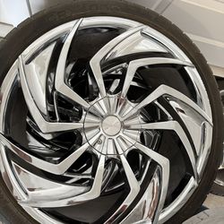 20” Rims And Tires