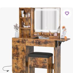 Brand new vanity mirror  and drawers for $100
