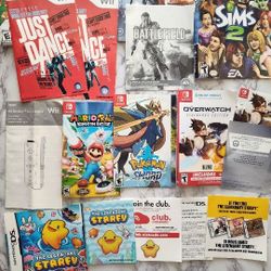 Pokémon, sonic, Spyro and more artwork and empty cases NO GAMES GameCube Wii PS3 READ DESCRIPTION