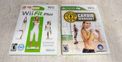 Nintendo Wii FIT Plus and Golds Gym Cardio workout