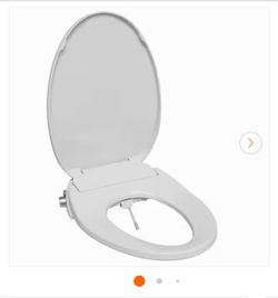 AONAGA Non-Electric SpaLet Bidet Seat With Manual Operation with Self-Cleaning, Slow-Close Lid, White 10 (AZZ-010-D)