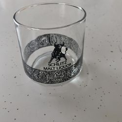 5 Vintage Schlitz Malt Liquor 3 inch Glasses