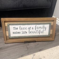 Wooden Sign Decor 