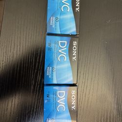 Sony MiniDV Tapes New