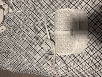 White Goyard bag