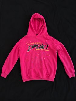 Sp5der Pink Pullover Hoodie