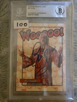 Ric Flair Autograph WWE WWF WCW
