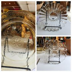 Vintage Glass Platters