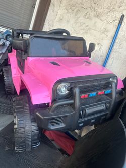 Pink Toddler Jeep