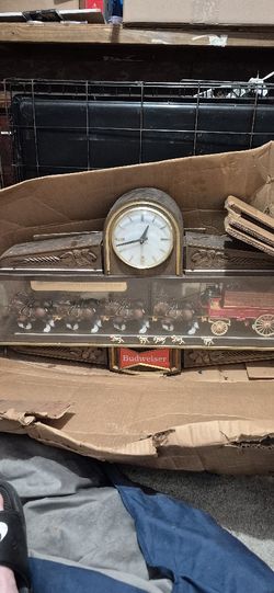 Antique Hanging Budwieser Clock